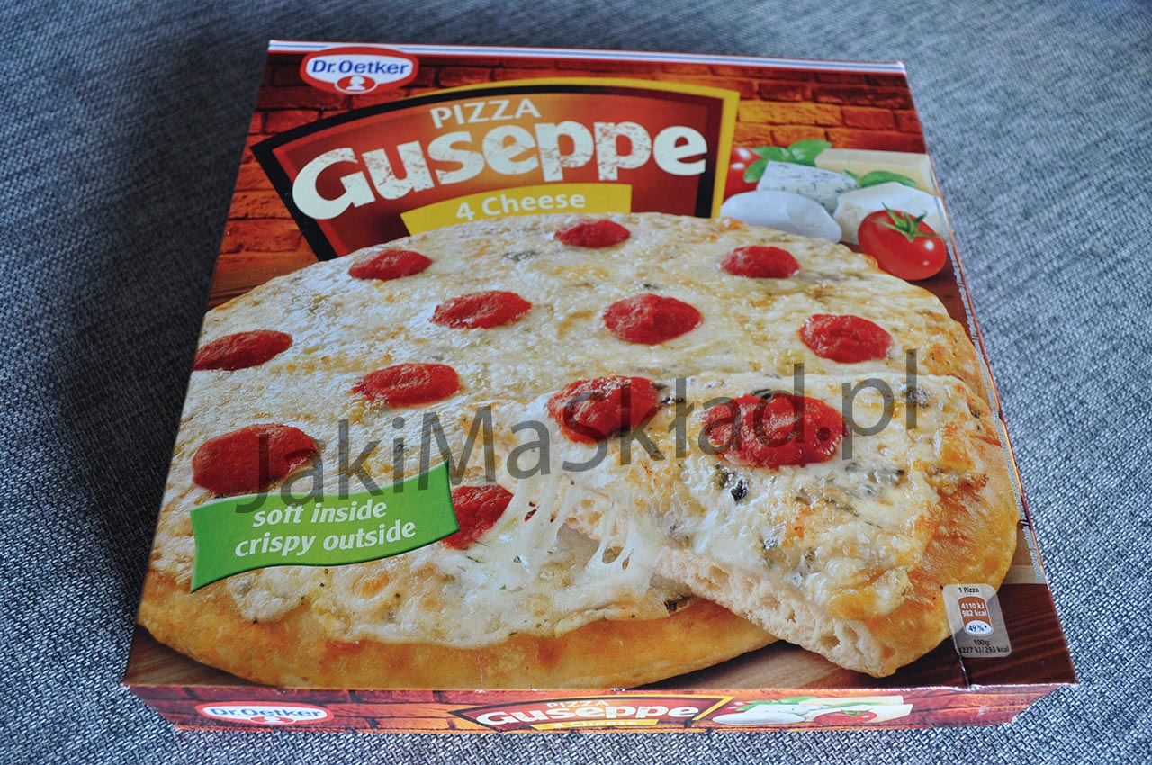 Pizza Guseppe 4 Sery ☚ sprawdź skład, kalorie, opinie i wiele więcej