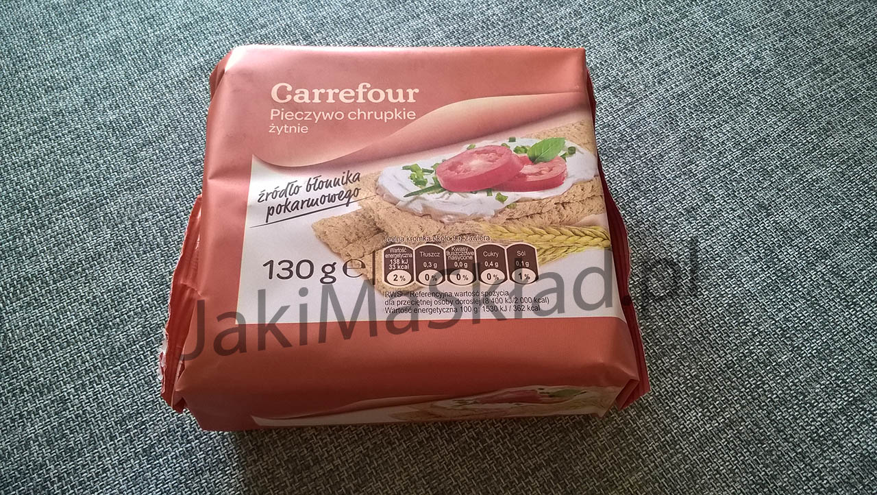 Carrefour pieczywo chrupie żytnie