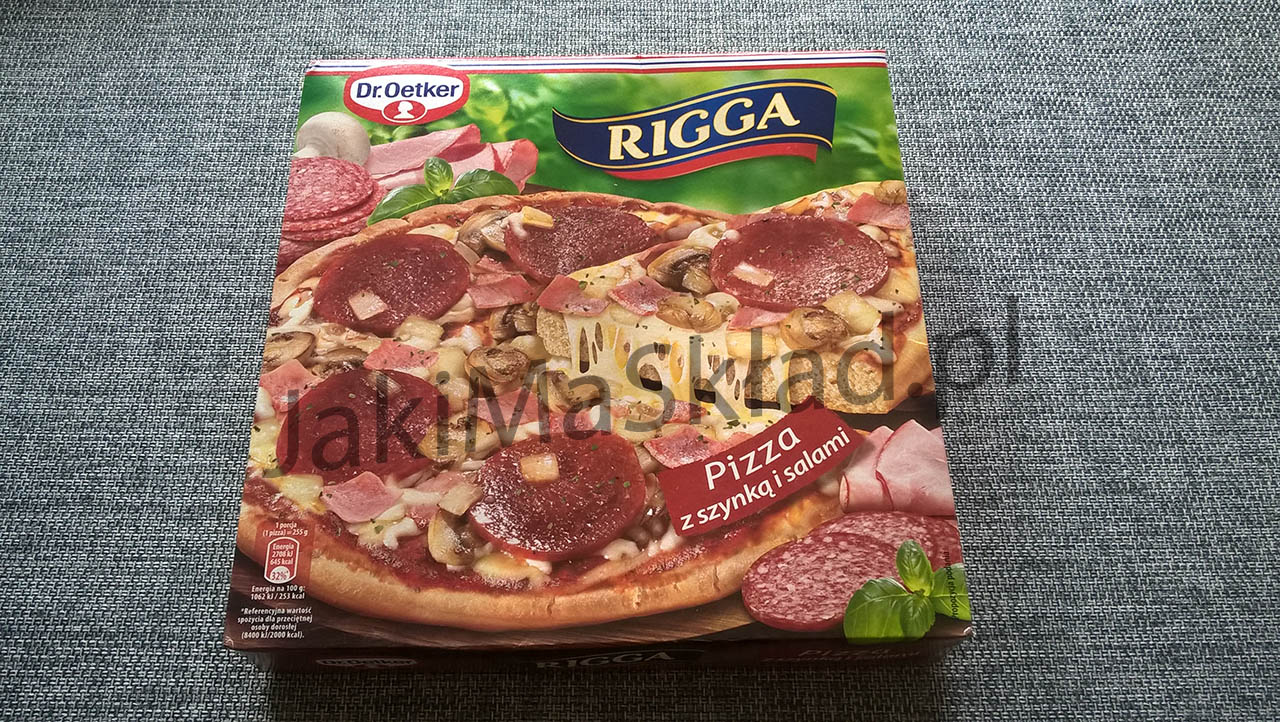 RIGGA Pizza z szynką i salami